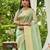 green plain silk silk-sarees saree with blouse