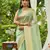 green plain silk silk-sarees saree with blouse