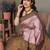 light pink graan  soft art silk banarasi jacuard work designer party wear saree with unstitched blouse piece