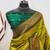 lemon green  soft art silk banarasi jacuard work designer party wear saree with unstitched blouse piece