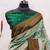 light pista green  soft art silk banarasi jacuard work designer party wear saree with unstitched blouse piece