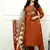 Floral embroidered u neck  cotton kurta trouser & dupatta set