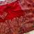 Red plain silk silk-sarees saree with blouse