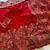 Red plain silk silk-sarees saree with blouse