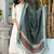 Floral embroidered u neck  cotton kurta trouser & dupatta set