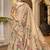 beige color handloom art silk digital printed saree