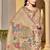 beige color handloom art silk digital printed saree