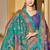 royal purple color handloom art silk digital printed saree