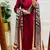 Floral embroidered u neck  cotton kurta trouser & dupatta set