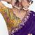 Purple fancy beautified with sequins ,dhaga ,thread embroidered work saree