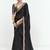 Black fancy beautified with sequins ,dhaga ,thread embroidered work saree