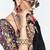 Black fancy beautified with sequins ,dhaga ,thread embroidered work saree