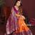 Orange Color Handloom Zari Woven Satin Silk Sarees 