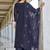Women Floral Embroidered Empire Thread Work Dhabu Cotton Kurta Pant With Dupatta