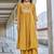 Women Floral Embroidered Empire Thread Work Dhabu Cotton Kurta Pant With Dupatta