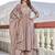 Women  Embroidered  Thread Work Mull Chanderi  Kurta with Palazzo & With Dupatta