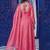 Outstanding Pink Sequins Silk Function Wear Gown With Dupatta