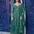 Outstanding Green Sequins Silk Wedding Wear Gown With Dupatta