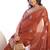 peach color stylish heavy partywear saree for rich girlie looks