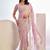 pink color stylish heavy partywear saree for rich girlie looks
