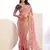 pink stylish heavy partywear saree for rich girlie looks