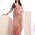 pink color stylish heavy partywear saree for rich girlie looks