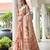 beige color stylish satin silk blend fabric ethnic partywear saree