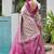 magenta color beautiful woven designer partywear saree