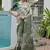green beautiful woven designer partywear saree
