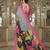 pink color crepe art silk fabric designer digital printed ethnic festive saree