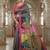 pink color crepe art silk fabric designer digital printed ethnic festive saree
