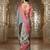 pink color crepe art silk fabric designer digital printed ethnic festive saree