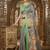 green color crepe art silk fabric designer digital printed ethnic festive saree