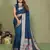 Navy paithani gala silk saree with blouse
