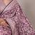 Graceful cotton silk saree with organic floral prints
