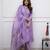Women’s rayon silk embroidered lavender kurta pant set with chanderi dupatta