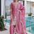 Mesmerizing Pink Embroidered Silk Function Wear Salwar Kameez