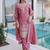 Mesmerizing Pink Embroidered Silk Function Wear Salwar Kameez