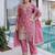 Mesmerizing Pink Embroidered Silk Function Wear Salwar Kameez