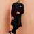 black sequin embroidered rayon sherwani with fine satin pyjama set | eid wedding wear