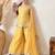 Girls mustard yellow ethnic sharara set with dupatta     festive ethnic wear for girls ilksd25