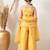 Girls mustard yellow ethnic sharara set with dupatta     festive ethnic wear for girls ilksd25