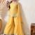 Girls mustard yellow ethnic sharara set with dupatta     festive ethnic wear for girls ilksd25