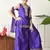 Girls purple floral angrakha style sharara set with dupatta     festive ethnic wear for girls ilksd24