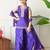Girls purple floral angrakha style sharara set with dupatta     festive ethnic wear for girls ilksd24