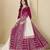 Rani pink velvet heavy thread embroidery with sequins work salwar kameez