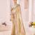 Gold embroidered banarasi saree
