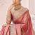 Pink embroidered banarasi saree