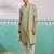 pista green chikankari rayon kurta with cream pyjama & pista embroidered dupatta | fresh festive set