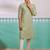 pista green chikankari rayon kurta with cream fine satin pyjama | fresh festive ethnic set